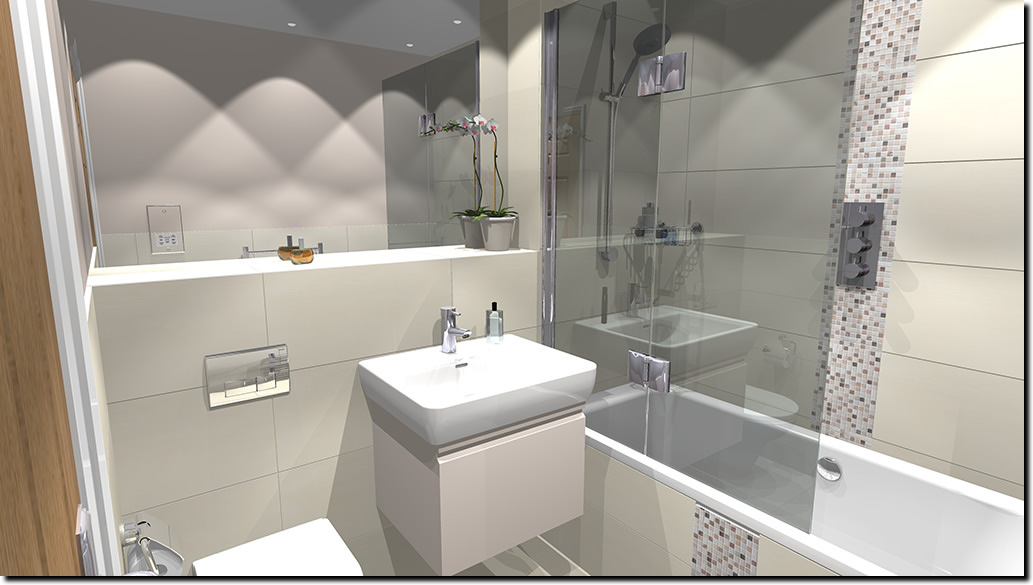 Village Ceramics Bathroom Design Render 1